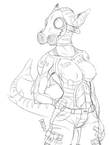 Rating: Questionable Score: 0 Tags: 3:4 anthro aquatic armor bottomwear breasts cargo_shorts clothing e621 female fish gas_mask living_armor mask monochrome muscular muscular_anthro muscular_female nipple_outline non-mammal_breasts pose requiem_shark shark shorts solidshift_vi solo superhero tiger_shark unconvincing_armor User: bunchy7s