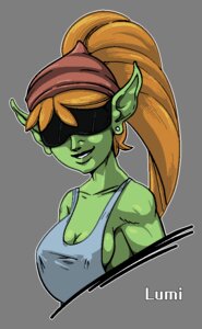 Rating: Questionable Score: 0 Tags: alpha_channel big_breasts breasts corruption_of_champions e621 english_text female goblin hair humanoid lumi_(coc) nipple_outline nipples not_furry orange_hair outline simple_background solo spn text transparent_background User: bunchy7s