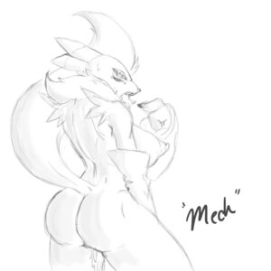 Rating: Explicit Score: 0 Tags: 1:1 3_fingers anthro armwear bandai_namco biped black_sclera bodily_fluids breasts bridal_gauntlets butt canid canine claws clothing digimon digimon_(species) e621 female fingers fur genital_fluids gesture hand_gesture mammal mechogama monochrome mostly_nude nipples open_mouth pointing pointing_at_head pointing_at_self raised_tail renamon saliva simple_background sketch solo standing sweat tail tongue tongue_out vaginal_fluids white_background User: bunchy7s