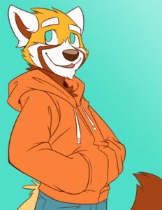 Rating: Safe Score: 0 Tags: ailurid anthro blue_background blue_eyes brown_body brown_fur brown_nose clothed clothing e621 flat_colors fully_clothed fur hand_in_pocket hands_in_both_pockets hoodie jacket looking_aside looking_at_viewer male mammal orange_body orange_fur pockets red_panda simple_background smile solo tail tavi toony topwear ununununium white_body white_fur User: bunchy7s Rating: Safe Score: 0 Tags: ailurid anthro blue_background blue_eyes brown_body brown_fur brown_nose clothed clothing e621 flat_colors fully_clothed fur hand_in_pocket hands_in_both_pockets hoodie jacket looking_aside looking_at_viewer male mammal orange_body orange_fur pockets red_panda simple_background smile solo tail tavi toony topwear ununununium white_body white_fur User: bunchy7s