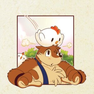 Rating: Safe Score: 0 Tags: 1:1 ambiguous_gender ambiguous_on_top anthro avian biped bird blue_clothing blush brown_body brown_fur canid canine canis cheek_tuft chest_tuft chibi chicken clothing countershading digital_media_(artwork) duo_focus e621 ears_down facial_tuft feathers feral flat_colors front_view fur galliform group head_tuft looking_at_another looking_up low_res male mammal multicolored_body multicolored_fur muscular muscular_male on_top overalls phasianid piti_yindee pivoted_ears simple_background size_difference sky snout surprised tan_body tan_countershading tan_fur tuft two_tone_body two_tone_fur white_body white_feathers wolf wristband wuffle wuffle_(webcomic) User: bunchy7s