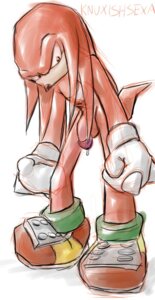 Rating: Explicit Score: 0 Tags: anthro big_head biped bodily_fluids clothing colored_sketch e621 echidna fist footwear fur genital_fluids genitals guide_lines hair half-erect handwear humanoid_genitalia humanoid_penis knuckles_the_echidna male mammal mittens monotreme mostly_nude penis precum red_body red_fur red_hair sega shoes simple_background sketch solo sonic_the_hedgehog_(series) standing tail toony unknown_artist white_background User: bunchy7s