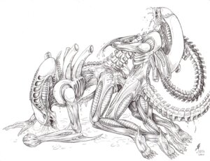 Rating: Explicit Score: 0 Tags: 2007 alien alien_(franchise) anal anal_penetration anus backsack balls bodily_fluids claws cum cum_inside drooling duo e621 erection eyeless from_behind_position genital_fluids genitals graphite_(artwork) male male/male male_penetrated male_penetrating male_penetrating_male monochrome nude penetration penis plantigrade raised_tail saliva sex tail tina_leyk traditional_media_(artwork) xenomorph User: bunchy7s