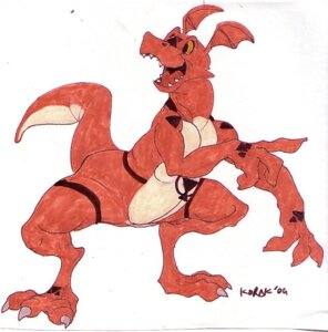 Rating: Safe Score: 0 Tags: 2009 anthro bandai_namco digimon digimon_(species) digital_hazard e621 gesture guilmon hand_gesture head_wings inverted_zero_unit korak_sinatra looking_back male markings nude open_mouth open_smile orange_eyes pointing scalie simple_background smile solo symbol tail toony unusual_wing_placement white_background wings zero_unit User: bunchy7s