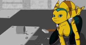 Rating: Safe Score: 0 Tags: angela_cross anthro big_breasts biped blue_eyes breasts cleavage clothed clothed_female clothing down_blouse e621 eightysix female fur hair kneeling lombax looking_at_viewer mammal ratchet_and_clank solo sony_corporation sony_interactive_entertainment striped_body striped_fur stripes tools yellow_body yellow_fur User: bunchy7s