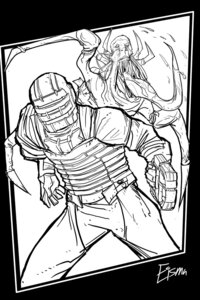 Rating: Safe Score: 0 Tags: alien ambiguous_gender armor black_and_white dead_space duo dutch_angle e621 eisma electronic_arts flesh_creature human humanoid isaac_clarke male mammal monochrome monster monstrous_humanoid necromorph nightmare_fuel signature slasher_(dead_space) supajoe undead visceral_games what zombie User: bunchy7s