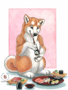 Rating: Safe Score: 0 Tags: 2008 4_toes 5_fingers akita anthro biped bottle brown_eyes canid canine canis chopsticks claws container domestic_dog e621 featureless_crotch feet fingers food fur holding_object humor kacey licking licking_lips licking_own_lips looking_down male mammal nude orange_body orange_fur overweight overweight_anthro overweight_male plate sauce self_lick sitting solo soy_sauce spitz sushi tail toes tongue tongue_out training white_body white_fur User: bunchy7s