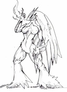 Rating: Safe Score: 0 Tags: 4_fingers anthro avian biped bird blaziken breasts e621 female fingers front_view generation_3_pokemon gesture hand_gesture middle_finger monochrome nintendo non-mammal_breasts nude pokemon pokemon_(species) pokemorph simple_background sketch solo standing unknown_artist white_background User: bunchy7s