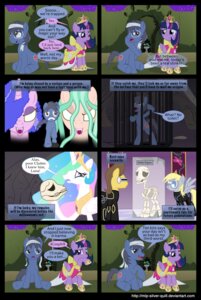 Rating: Safe Score: 0 Tags: 2013 absurd_res bandage blonde_hair blue_hair bodily_fluids bone brown_eyes brown_hair cage caramel_(mlp) clothing clutterstep_(oc) comic crown crying derp_eyes derpy_hooves_(mlp) dialogue dress e621 earth_pony english_text equid equine eyewear fan_character fangs feathered_wings feathers female feral flower friendship_is_magic fur glass glasses glowing glowing_eyes gold_(metal) green_hair group hair hasbro headgear hedge hi_res horn horse jewelry male mammal maze mlp-silver-quill multicolored_hair my_little_pony mythological_creature mythological_equine mythology necklace night outside pegasus plant pony princess_celestia_(mlp) purple_body purple_eyes purple_fur purple_hair shrub skeleton skinsuit skull sky star tears teeth text tight_clothing twilight_sparkle_(mlp) two_tone_hair url winged_unicorn wings User: bunchy7s