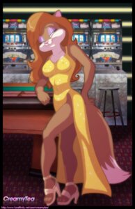 Rating: Questionable Score: 0 Tags: anthro billiard_table biped blaze_(creamytea) breasts canid canine clothing creamytea dress e621 female footwear fox furniture green_eyes high_heels mammal mixed_media nipple_outline photo_background photography_(artwork) shoes simple_background solo table tail toony User: bunchy7s