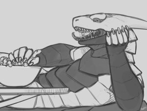Rating: Questionable Score: 0 Tags: 2013 amit anthro bodily_fluids bowl claws container dragon e621 eublepharid feral furniture gecko grey_background horn leopard_gecko lizard magnus_(extraxi) male micro_prey monochrome mythological_creature mythological_scalie mythology reptile saliva scalie simple_background sketch soft_vore solo table tongue vore User: bunchy7s