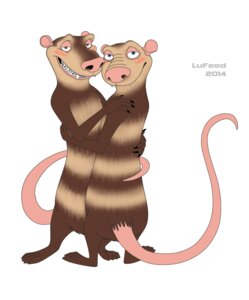 Rating: Questionable Score: 0 Tags: 2014 american_opossum anthro blue_eyes blue_sky_studios blush brother_(lore) brothers_(lore) butt claws crash crash_(ice_age) duo e621 eddie_(ice_age) hi_res ice_age_(series) incest_(lore) looking_at_viewer lufeed male mammal marsupial nude pose sibling_(lore) simple_background smile standing submissive suggestive teeth twincest_(lore) twins_(lore) young User: bunchy7s