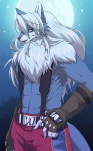 Rating: Safe Score: 0 Tags: 2009 5_fingers 68_(artist) abs anthro belt biceps black_nose blue_body blue_fur bottomwear canid canine canis claws clothed clothing e621 fingers fur gloves hair handwear kemono legendz long_hair looking_at_viewer male mammal moon muscular muscular_anthro muscular_male night open_mouth outside pants pecs sky solo star starry_sky topless white_hair wolf wolfy_the_werewolf User: bunchy7s