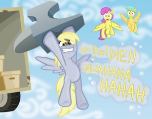 Rating: Safe Score: 0 Tags: 2011 alevgor anvil blonde_hair blue_hair box cloud container cool_colors cutie_mark derpy_hooves_(mlp) detailed_background e621 english_text equid equine feathered_wings feathers female feral flying friendship_is_magic grey_body grey_feathers group hair hasbro insane mammal my_little_pony mythological_creature mythological_equine mythology orange_body orange_feathers outside pegasus pink_hair quadruped raindrops_(mlp) shocked sky skyscape tail text toony truck vehicle wings yellow_body yellow_eyes yellow_feathers User: bunchy7s