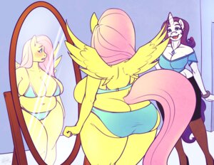 Rating: Questionable Score: 0 Tags: anthro anthrofied belly big_breasts big_butt bikini breasts butt clothed clothing duo e621 equid equine feathered_wings feathers female fluttershy_(mlp) friendship_is_magic hasbro horn huge_breasts looking_at_mirror looking_at_object mammal mirror my_little_pony mythological_creature mythological_equine mythology open_mouth overweight overweight_female pegasus rarity_(mlp) reflection side_boob skimpy smile sweetcreamfizz swimwear tail tight_clothing two-piece_swimsuit unicorn wings yellow_body yellow_feathers User: bunchy7s