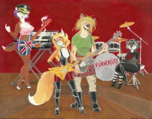 Rating: Safe Score: 0 Tags: absurd_res alternative_fashion anthro badger bass_drum bass_guitar boots bottomwear breasts canid canine cigarette cleavage clothed clothing competition cymbals david_a_cantero domestic_ferret drum drum_set drumming_stick e621 ear_piercing electric_guitar electronic_musical_instrument electronics facial_piercing female fishnet_clothing footwear fox group guitar hat headgear headwear heavy_metal hi-hat hi_res high_heeled_boots high_heels hyena jewelry keyboard keyboard_instrument legwear lip_piercing mammal miniskirt music musical_instrument musical_keyboard mustelid musteline necklace nose_piercing percussion_instrument percussion_mallet piercing playing_guitar playing_music plucked_string_instrument punk rape_face rock_(genre) shirt shoes sitting skimpy skirt smoking snare_drum spotted_hyena string_instrument synthesizer tail tank_top thigh_boots thigh_highs tom_drum topwear true_musteline union_jack weasel User: bunchy7s