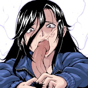 Rating: Explicit Score: 0 Tags: 1boy 1girls black_hair brown_eyes clothed cum cum_in_mouth cum_on_face ejaculation erection facial fellatio female long_hair looking_at_viewer lowres male muteki_kanban_musume noodle_fighter_miki oekaki oral penis pubic_hair ramen_fighter_miki rule34 straight sweat tomoka_kayahara uncensored white_background User: bunchy7s