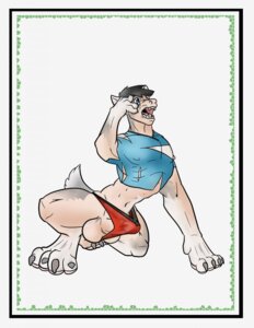 Rating: Explicit Score: 0 Tags: anthro border bulge canid canine canis clothed clothing domestic_dog e621 easyspark english_text erection genitals hi_res husky male mammal muscular muscular_anthro muscular_male nipples nordic_sled_dog pecs penis solo spitz tail text torn_clothing transformation underwear white_border User: bunchy7s