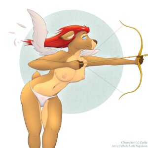 Rating: Explicit Score: 0 Tags: 1:1 angel anthro arrow_(weapon) aydry blue_eyes bow_(weapon) breasts camel_toe clothed clothing deer e621 english_text feathered_wings feathers female hair heart_symbol holding_object holding_weapon littlenapoleon looking_aside looking_at_viewer mammal nipples panties ranged_weapon red_hair solo text topless underwear weapon wings User: bunchy7s