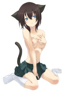 Rating: Questionable Score: 0 Tags: animal_humanoid black_hair blue_eyes bottomwear breasts cat_humanoid clothed clothing e621 felid felid_humanoid feline feline_humanoid female footwear hair hand_on_breast hisashi humanoid legwear looking_at_viewer mammal mammal_humanoid nipples short_hair simple_background sitting skirt socks solo tail topless User: bunchy7s