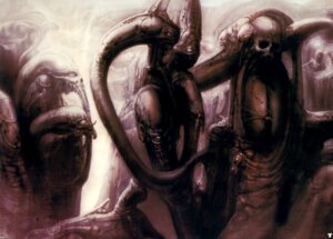 Rating: Safe Score: 0 Tags: ambiguous_gender bio_mechanical bone e621 gigeresque_(genre) grandfathered_content grey_theme h.r._giger horn human machine mammal not_furry organic_technology rough_texture skull zero_pictured User: bunchy7s
