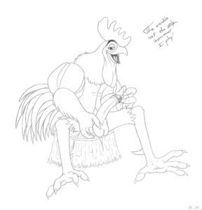 Rating: Explicit Score: 0 Tags: allan-a-dale anthro avian balls bird chicken disney gay male male_only monochrome penis robin_hood_(disney) rule34 tagme testicles User: bunchy7s