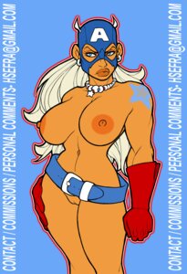 Rating: Explicit Score: 0 Tags: 1girls american_dream big_breasts blonde_hair blue_eyes breasts captain_america_(series) earrings female female_only functionally_nude gloves hsefra large_breasts long_hair marvel marvel_comics mask mc2 mostly_nude naked necklace nude nudity partially_clothed pussy rule34 shannon_carter solo superheroine tagme unhappy_female User: bunchy7s