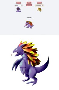 Rating: Safe Score: 0 Tags: 2013 ambiguous_gender arbok biped black_eyes bodily_fluids digital_media_(artwork) e621 fakemon feral fusion generation_1_pokemon hybrid nintendo pokemon pokemon_(species) pokemon_fusion purple_body purple_skin reptile saliva sandslash scalie simple_background snake solo tongue tongue_out yellow_body yellow_skin zefire01 User: bunchy7s