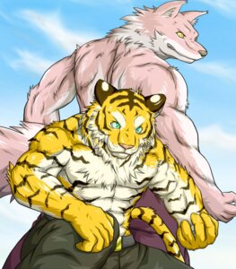 Rating: Safe Score: 0 Tags: abs anthro barazoku belt biceps big_muscles bottomwear canid canine canis clothed clothing duo e621 felid flexing fur green_eyes male mammal muscular muscular_male pantherine pants pecs pink_body pink_fur pose tail tiger topless wildheit wolf yellow_eyes User: bunchy7s Rating: Safe Score: 0 Tags: abs anthro barazoku belt biceps big_muscles bottomwear canid canine canis clothed clothing duo e621 felid flexing fur green_eyes male mammal muscular muscular_male pantherine pants pecs pink_body pink_fur pose tail tiger topless wildheit wolf yellow_eyes User: bunchy7s