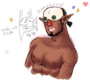 Rating: Explicit Score: 0 Tags: abs arrow_(symbol) artist_request beard black_hair blush english_text gondo_(skyward_sword) link link_(skyward_sword) male male_only nintendo rat_tail rule34 skyward_sword smile text the_legend_of_zelda User: bunchy7s