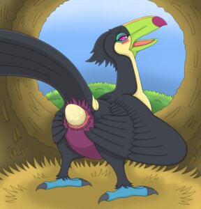 Rating: Explicit Score: 0 Tags: animal_genitalia avian avian_butt beak bird black_body black_feathers blue_sky_studios blush bodily_fluids cloaca e621 egg eva_(rio) fang_asian feathered_wings feathers female feral genital_fluids genitals hi_res horizontal_cloaca keel-billed_toucan looking_at_viewer open_mouth oviposition piciform presenting purple_eyes rio_(series) solo toucan true_toucan vaginal_fluids wet wings User: bunchy7s
