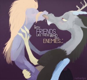 Rating: Questionable Score: 0 Tags: 2011 absurd_res antlers biscotti blush chimera digital_media_(artwork) digital_painting_(artwork) discord_(mlp) draconequus dragon duo e621 english_text facial_hair french_kissing friendship_is_magic hand_holding hasbro hi_res horn kissing male male/male membrane_(anatomy) membranous_wings mustache my_little_pony mythological_creature mythological_scalie mythology netherlips painting_(artwork) romantic romantic_couple scalie simple_background steven_magnet_(mlp) text tongue wings User: bunchy7s
