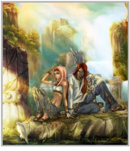 Rating: Safe Score: 0 Tags: alternate_species anthro detailed_background duo e621 echidna female human humanized knuckles_the_echidna male male_human mammal monotreme orin_(artist) sega sonic_adventure sonic_the_hedgehog_(series) tikal_the_echidna watermark User: bunchy7s