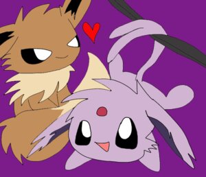 Rating: Safe Score: 0 Tags: ambiguous_gender canid canine chest_tuft dizzy_foxi duo e621 eevee eeveelution espeon feral fur generation_1_pokemon generation_2_pokemon heart_symbol mammal nintendo pokemon pokemon_(species) tail tuft User: bunchy7s