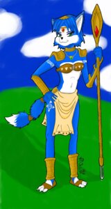 Rating: Safe Score: 0 Tags: amazing_background anthro blue_body blue_fur blue_hair bottomwear breasts canid canine clothing detailed detailed_background e621 female fox fur hair hi_res krystal_(star_fox) loincloth mammal neturi nintendo solo star_fox tail toony white_body white_fur User: bunchy7s
