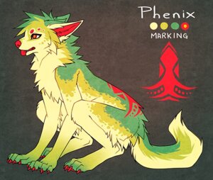 Rating: Safe Score: 0 Tags: 2012 anthro canid canine claws digital_drawing_(artwork) digital_media_(artwork) e621 falvie feet fionbri fur green_body green_fur hindpaw male mammal markings paws phenix_(whisski) red_eyes red_markings solo sparklefur tail toe_claws toes yellow_body yellow_fur User: bunchy7s
