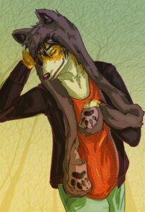 Rating: Safe Score: 0 Tags: anthro brown_hair byokiboy canid canine clothing e621 eyes_closed fox fur grey_body grey_fur hair male mammal orange_body orange_fur pawpads paws smile solo white_body white_fur User: bunchy7s