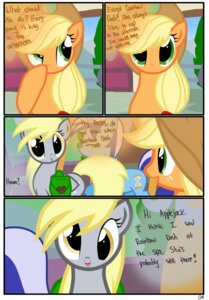 Rating: Safe Score: 0 Tags: 4_panel_comic absurd_res applejack_(mlp) border comic cutie_mark derpy_hooves_(mlp) dialogue e621 earth_pony english_text equid equine feathered_wings feathers female feral friendship_is_magic grey_body grey_feathers group hasbro hi_res horn horse mammal minuette_(mlp) my_little_pony mythological_creature mythological_equine mythology pegasus pony pyruvate tail text unicorn white_border wings User: bunchy7s