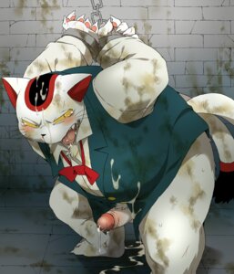 Rating: Explicit Score: 0 Tags: anthro bdsm blood bodily_fluids bondage bound bow_(feature) bow_tie chain clothing cum cum_drip cum_on_clothing cum_on_face cum_on_ground digital_media_(artwork) dirty domestic_cat dripping e621 erection felid feline felis fur genital_fluids genitals konbu looking_at_viewer male mammal nosebleed penis solo submissive submissive_male tongue tongue_out white_body white_fur yellow_eyes User: bunchy7s