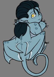Rating: Safe Score: 0 Tags: 2014 absurd_res alpha_channel ambiguous_gender blue_body blue_fur blue_hair chibi child climbing clinging demon e621 fur hair hi_res humanoid_pointy_ears long_hair looking_at_viewer membrane_(anatomy) membranous_wings nude pointy_ears roryrochelle simple_background smile solo spade_tail speckled spots tail transparent_background wings yellow_eyes young User: bunchy7s