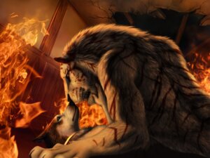 Rating: Questionable Score: 0 Tags: 4:3 all_fours ambiguous_gender anthro big_breasts black_lips black_nose blue_eyes breasts brown_body brown_fur canid canine canis domestic_dog duo e621 ears_back eye_contact felid female female/ambiguous fire fur hair handpaw hi_res humanoid_hands jocarra lips long_mouth looking_at_another lying mammal markings no_sclera nude on_back on_ground open_mouth pantherine paws penetration photorealism pivoted_ears realistic red_eyes red_markings sex shadow smile snout tiger whiskers white_body white_fur wood User: bunchy7s