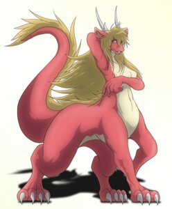Rating: Questionable Score: 0 Tags: 2010 2_horns asian_mythology blonde_hair bobby123 breasts claws digital_media_(artwork) dragon dragon_taur e621 east_asian_mythology eastern_dragon featureless_breasts female full-length_portrait fur furred_dragon furred_dragon_taur furred_scalie hair hi_res horn long_hair looking_at_viewer medium_breasts midriff mythological_creature mythological_scalie mythology navel non-mammal_breasts portrait raised_arm reptile scalie shikizshigls simple_background solo tail taur whiskers white_background wingless_dragon yellow_eyes User: bunchy7s