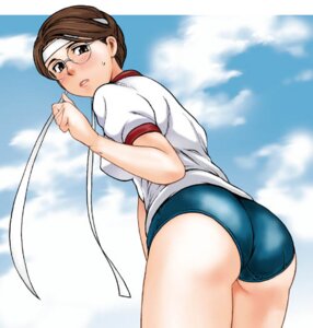 Rating: Questionable Score: 0 Tags: 1girls alternate_costume ass blush buruma contemporary emma_(victorian_romance_enma) female female_only glasses gym_uniform headband looking_back rule34 solo victorian_romance_emma User: bunchy7s