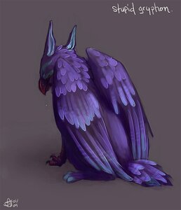 Rating: Safe Score: 0 Tags: 2009 avian beak bodily_fluids claws e621 eyes_closed feathered_wings feathers feet female feral grey_body gryphon hindpaw low_res merygryph merystic mythological_avian mythological_creature mythology paws purple_body sad sitting solo tears wings User: bunchy7s