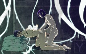 Rating: Explicit Score: 0 Tags: 2boys anal anal_penetration anal_sex animated armband arms_behind_back ayasegawa_yumichika bleach collar doggy_style erection flaccid flaccid_while_penetrated floppy_cock fucked_from_behind gay head_support hisagi_shuuhei lowres male male_only nude penis penis_size_difference purple_hair rule34 sex spiky_hair tentacle tentacle_on_male thrusting_into_ass yanagoya yaoi User: bunchy7s