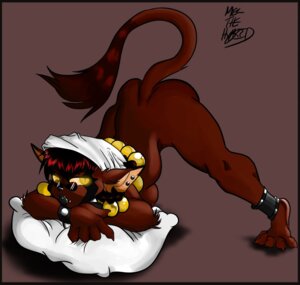 Rating: Questionable Score: 0 Tags: annoyed anthro ass_up breasts butt chetorian conditional_dnp darkie darknite_(mel_the_hybrid) digital_media_(artwork) e621 ear_piercing ebonychimera eyewear facial_markings fangs felid female glasses glowing glowing_eyes head_markings hi_res looking_at_viewer mammal markings nude open_mouth piercing pillow presenting presenting_hindquarters raised_tail side_boob solo tail teeth yellow_eyes User: bunchy7s