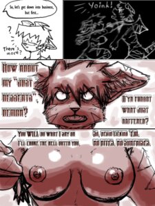 Rating: Questionable Score: 0 Tags: 3:4 anthro breasts buwaro_elexion clothed clothing comic demon e621 english_text female jakkai male mysterious_messiah nipples nude rhea_snaketail rule34 shaded slightly_damned tail text webcomic yellowpower User: bunchy7s