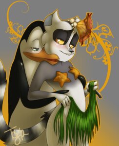 Rating: Questionable Score: 0 Tags: 2012 alpha_channel ambiguous/ambiguous ambiguous_gender anthro anthro_on_anthro aquatic art_nouveau asterozoan avian beak bird dreamworks duo e621 echinoderm flower gradient_background interspecies king_julien lemur madagascar_(series) male mammal outline penguin plant primate ring-tailed_lemur simple_background starfish starfish_(accessory) starfish_bra strepsirrhine tail transparent_background tsuyagami User: bunchy7s