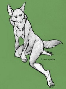 Rating: Safe Score: 0 Tags: 2004 anthro breasts canid canine chest_tuft digital_media_(artwork) e621 female fur graphite_(artwork) green_background hatching_(art) kai_(kaisilverfire) lemonfruitpie line_art mammal mixed_media nude shaded simple_background solo spot_color tail traditional_media_(artwork) tuft User: bunchy7s