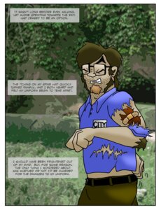 Rating: Safe Score: 0 Tags: border brown_hair clothing comic dusker78 e621 english_text eyewear facial_hair facial_hair_growth felid glasses hair human lion male mammal pantherine shirt text topwear torn_clothing torn_shirt torn_topwear transformation transformation_through_injection vivarium white_border zoo_(facility) User: bunchy7s